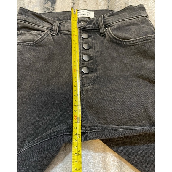 Reformation Liza High Straight Button Fly Jeans - Picture 8 of 13